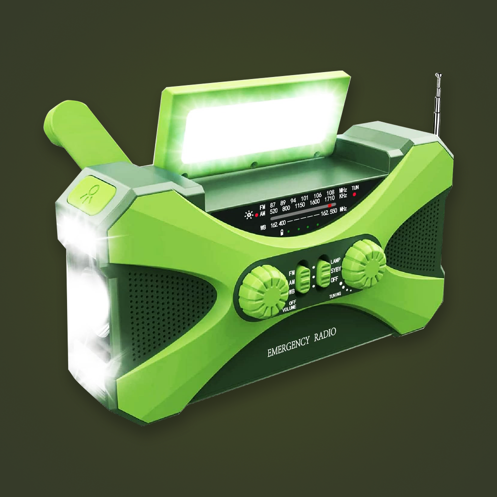 Denk Vooruit Solar Powerbank Zaklamp