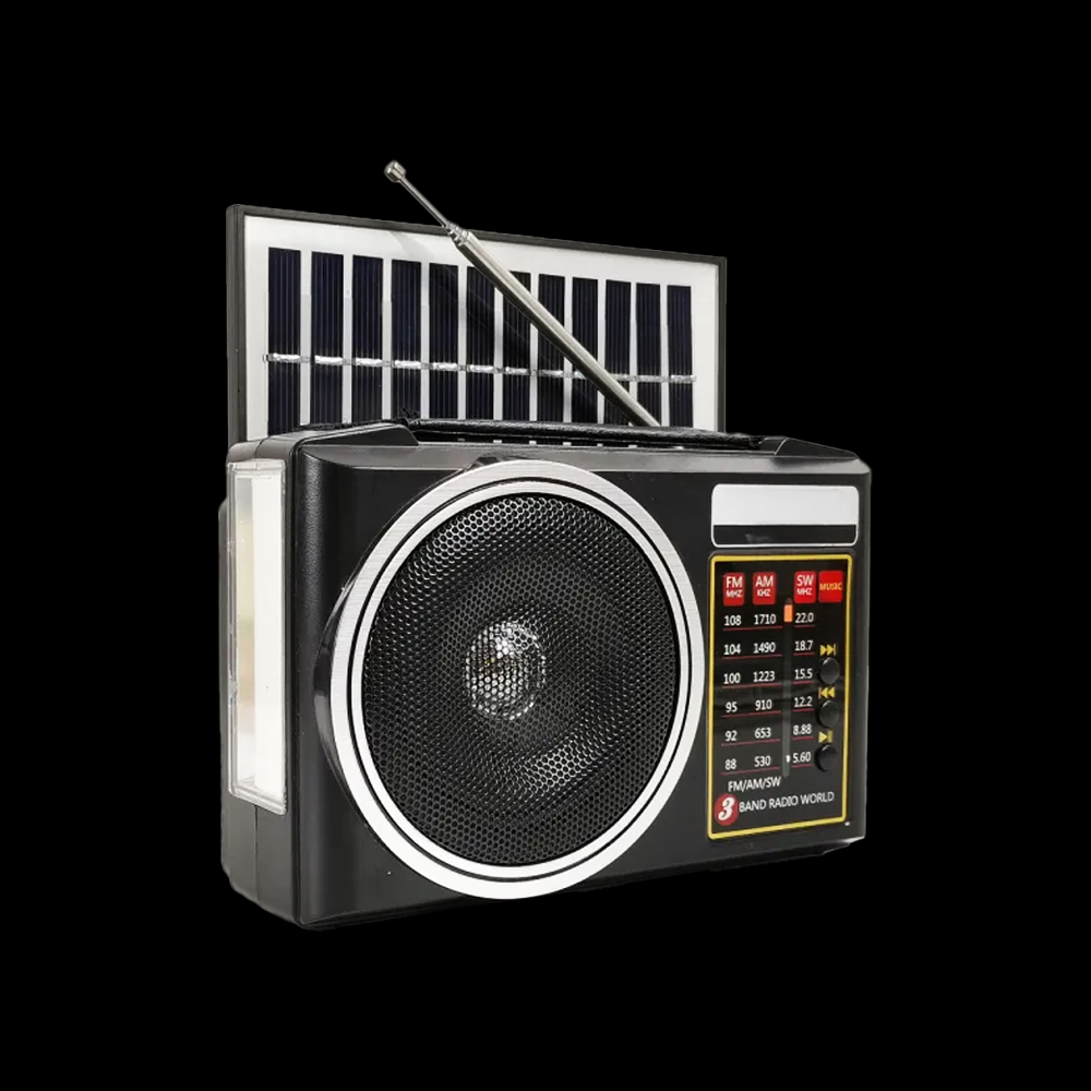 Denk Vooruit Draagbare Multi-Band Radio: Solar, Bluetooth en Zaklamp